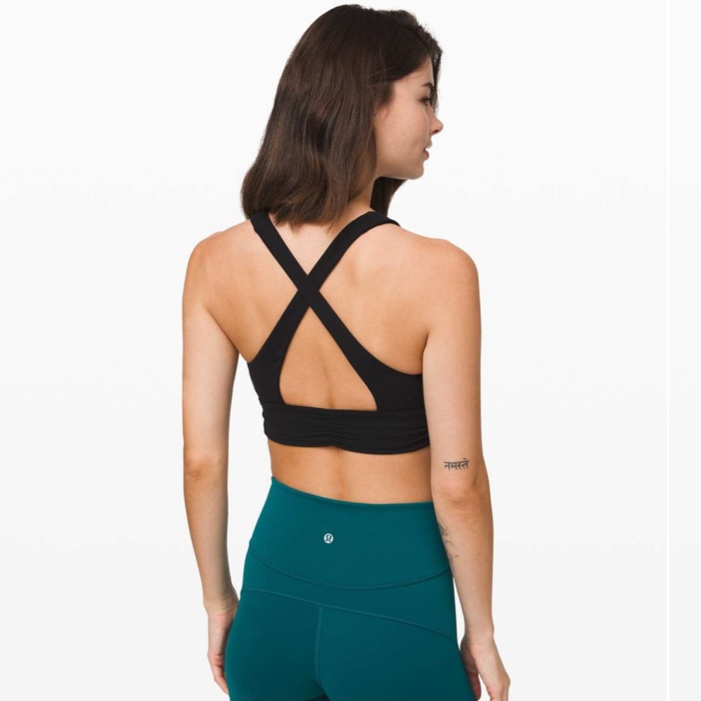 LULULEMON ALWAYS ALIGNED BRA BLACK